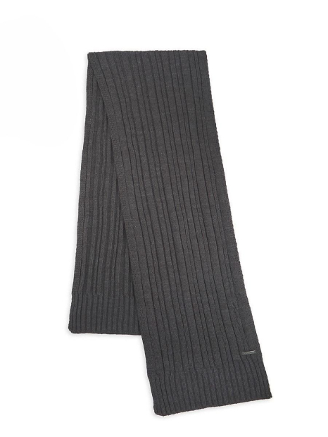 В'язаний набір Calvin Klein шапка та шарф 1159857087 (Сірий One size)