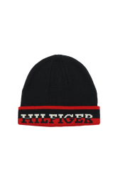Набор Tommy Hilfiger шапка и шарф 1159841139 (Черный/Красный One size)