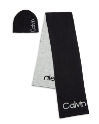 Набор Calvin Klein шапка и шарф 1159844188 (Черный One size)