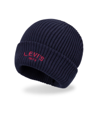 Набор в фирменной коробке Levi's шапка и шарф 1159853913 (Синий One size)