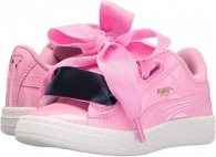 Кросівки дитячі PUMA EUR 27 US10 кеди для дівчинки рожеві з бантом ошатні лаковані оригінал Пума США