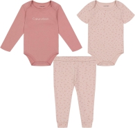 Детский комплект Calvin Klein боди и штаны 1159802945 (Розовый, 18M)