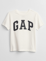 Біла дитяча футболка GAP з логотипом