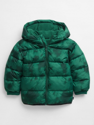 Детская куртка Baby GAP дутая курточка на флисе 1159762118 (Зеленый, 84-91)