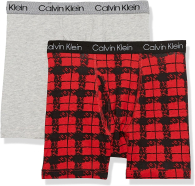 Комплект трусов-боксеров Calvin Klein для мальчиков 1159784753 (Разные цвета, S)