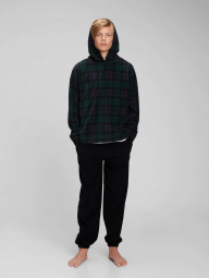 Подростковый пижамный комплект GAP худи и джоггеры 1159762215 (Зеленый/Черный/Синий, 129-137)