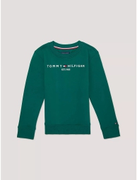 Дитячий світшот Tommy Hilfiger з логотипом 1159803713 (Зелений, M)