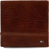 Кошелек кожаный Tommy Hilfiger бумажник портмоне 1159771621 (Коричневый, One size)
