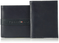 Кошелек кожаный Tommy Hilfiger бумажник портмоне 1159771658 (Синий, One size)