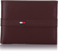 Кожаный кошелек мужской Tommy Hilfiger 1159772761 (Бордовый, One size)