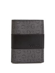 Стильный кошелек Guess с логотипом 1159781854 (Серый, One size)