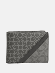 Подвійний чоловічий гаманець Guess з картхолдером 1159796957 (Чорний, One size)
