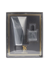 Чоловічий подарунковий набір Him Platinum від Victoria's Secret лосьйон та парфум 1159795274 (Сірий, One size)