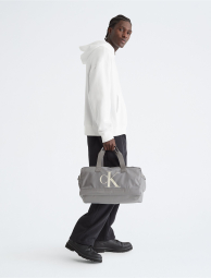Мужская спортивная сумка Calvin Klein с логотипом 1159772700 (Серый, One size)