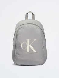 Большой рюкзак Calvin Klein на молнии с логотипом 1159772778 (Серый, One Size)