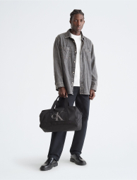 Мужская спортивная сумка Calvin Klein с логотипом 1159777626 (Черный, One size)