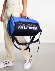 Чоловічі спортивні сумки Tommy Hilfiger з логотипом 1159794261 (Білий/синій, One size)