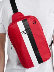 Сумка слінг Guess кроссбоді з логотипом 1159796821 (червоний, One size)