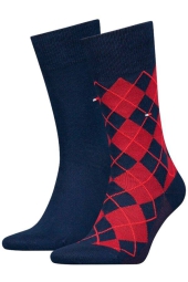 Набір чоловічих шкарпеток Tommy Hilfiger високі 1159800949 (Різнокольоровий, 39-42)