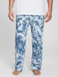Пижамные мужские штаны GAP с принтом тай-дай 1159769370 (Синий, M)