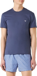 Чоловічий домашній комплект Emporio Armani футболки та труси боксери 1159798490 (Білий/синій, XL)