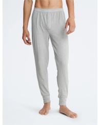 Чоловічі вафельні джогери Calvin Klein домашні штани 1159799559 (Сірий, L)