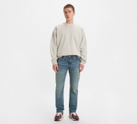 Стильні чоловічі джинси Levi's 1159799221 (Білий/синій, 42W 32L)