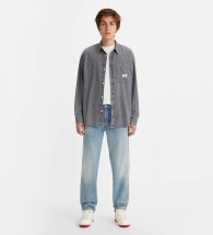 Чоловічі джинси Levi's штани 1159799890 (Білий/синій, 36W 32L)