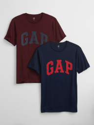 Набор мужских футболок GAP 1159763227 (Синий/Бордовый, XS)