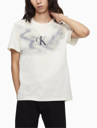 Мужская футболка Calvin Klein с логотипом 1159773165 (Молочный, XXL)