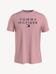 Мужская футболка Tommy Hilfiger с логотипом 1159777513 (Розовый, M)