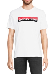 Чоловіча футболка Calvin Klein із логотипом 1159801174 (Білий, XL)