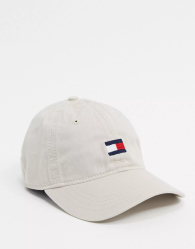 Бейсболка Tommy Hilfiger кепка с вышитым логотипом 1159787325 (Бежевый, One size)