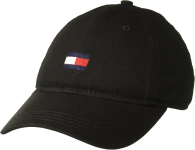 Бейсболка Tommy Hilfiger кепка с вышитым логотипом 1159788681 (Черный, One size)