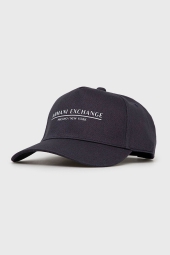 Стильна кепка Armani Exchange бейсболка з логотипом 1159793984 (Білий/синій, One size)