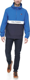 Чоловіча куртка-анорак  Tommy Hilfiger з капюшоном оригінал 1159768401 (Білий/синій, XXL)