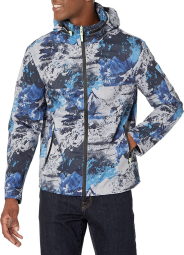 Мужская куртка GUESS на молнии 1159773347 (Синий, M)