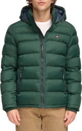 Мужская куртка Tommy Hilfiger с капюшоном 1159802549 (Зеленый, XXL)