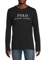 Лонгслив мужской Polo Ralph Lauren кофта с логотипом 1159780210 (Черный, M)