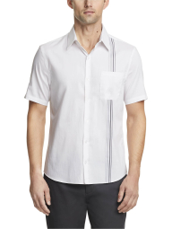 Мужская тенниска Calvin Klein рубашка с коротким рукавом 1159775219 (Белый, XL)