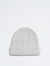 Вязаная шапка-бини Calvin Klein 1159776007 (Серый, One size)