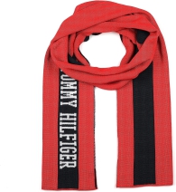 Вязаный шарф Tommy Hilfiger с логотипом 1159803482 (червоний, One size)