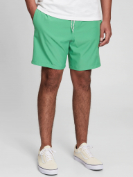 Мужские пляжные шорты GAP Flex для плавания 1159768213 (Зеленый, S)