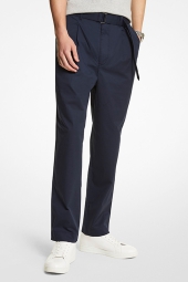 Чоловічі штани Michael Kors з поясом 1159802803 (Білий/синій, W34 L34)