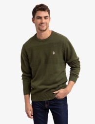 Чоловічий светр U.S. Polo Assn 1159798949 (Зелений, S)