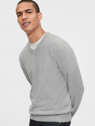 Мужской свитер GAP art361845 (Серый, размер S)