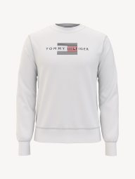 Мужской свитшот Tommy Hilfiger с логотипом 1159782293 (Белый, 3XL)