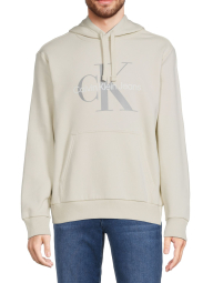 Мужское худи на флисе Calvin Klein с логотипом 1159780601 (Молочный, XL)