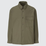 Куртка-рубашка UNIQLO на пуговицах 1159775230 (Зеленый, XXL)