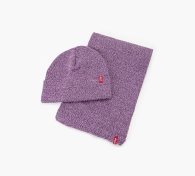 Набір Levi's шапка і шарф 1159799046 (Бузковий, One size)